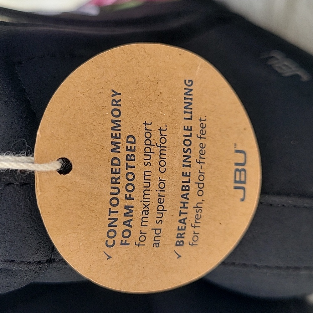 NEW JBU BY JAMBU WOMENS SIZE 6.5 MEMORY FOAM ANKLE BOOT , EMBROIDERED FLORAL . - Picture 5 of 12
